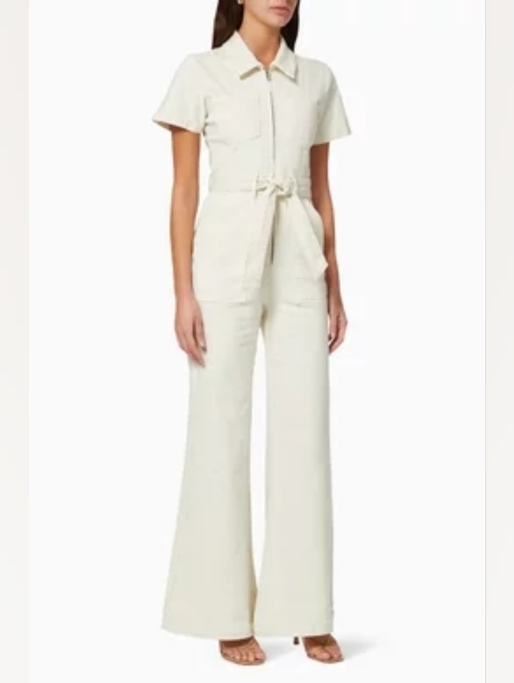 Good American Day And Night Belted Jumpsuit Size 1=S In Bone001